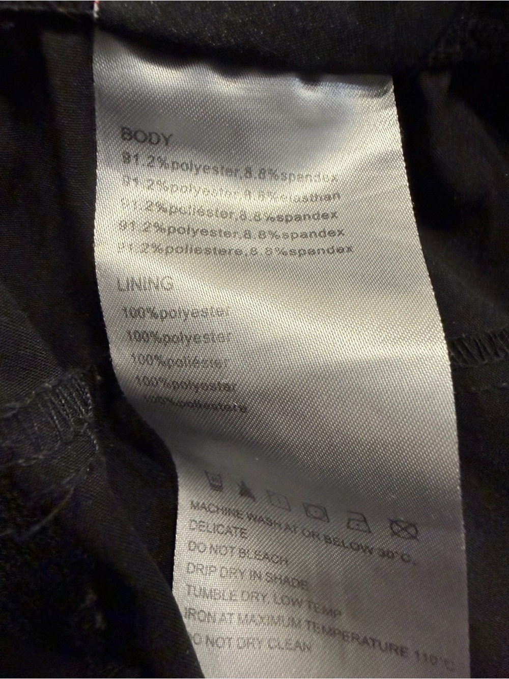 Baleaf Black Jogger Sweatpants with Gray Accents, L - Picture 4 of 7